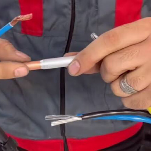 اتصال دو کابل با خرید موف حرارتی سیم